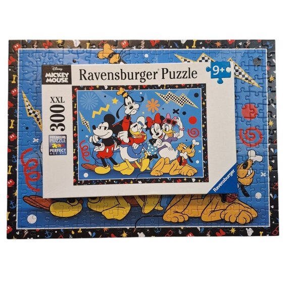 Ravensburger Puzzle 300 XXL Pieces Disney Mickey Mouse Goofy Pluto Donald Daisy - Picture 3 of 6